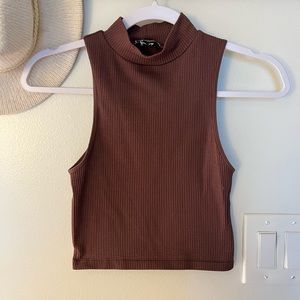 Zara mockneck tank tops
